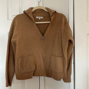Madewell Quarter Zip Sweater